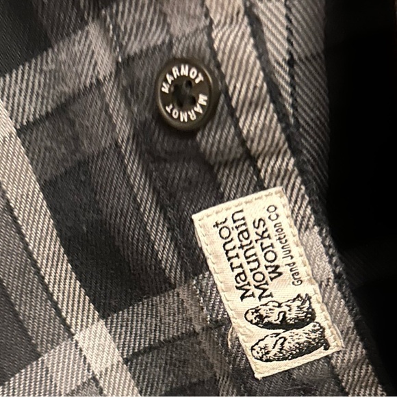 Marmot Fairfax Midweight Flannel size large black - Picture 10 of 10